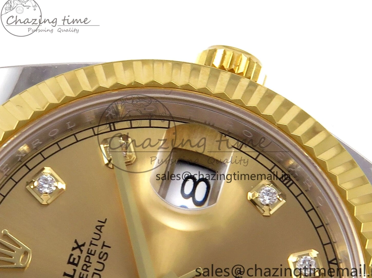 904L Edition SS on SH3235 (Gain Best Dial ARF YG 1:1 Diamonds Bracelet Weight) YG Steel DateJust 41 Jubilee 0516